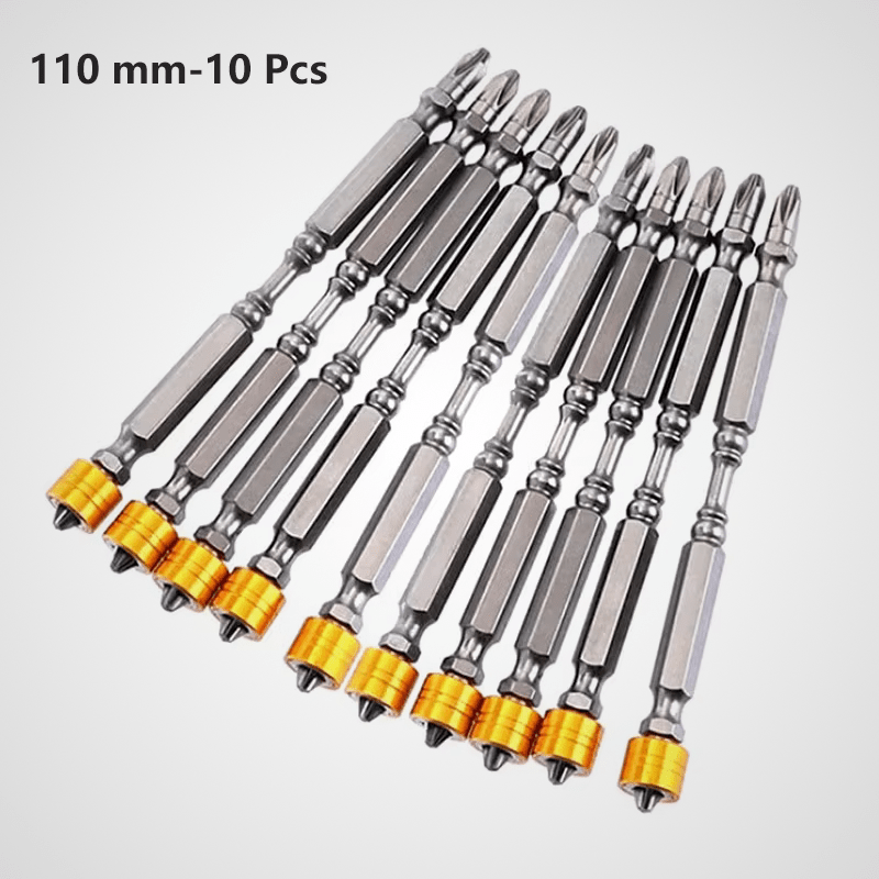 Embout visseuse magnétique ultra-résistant contenu de la boîte 10 pièces 110mm