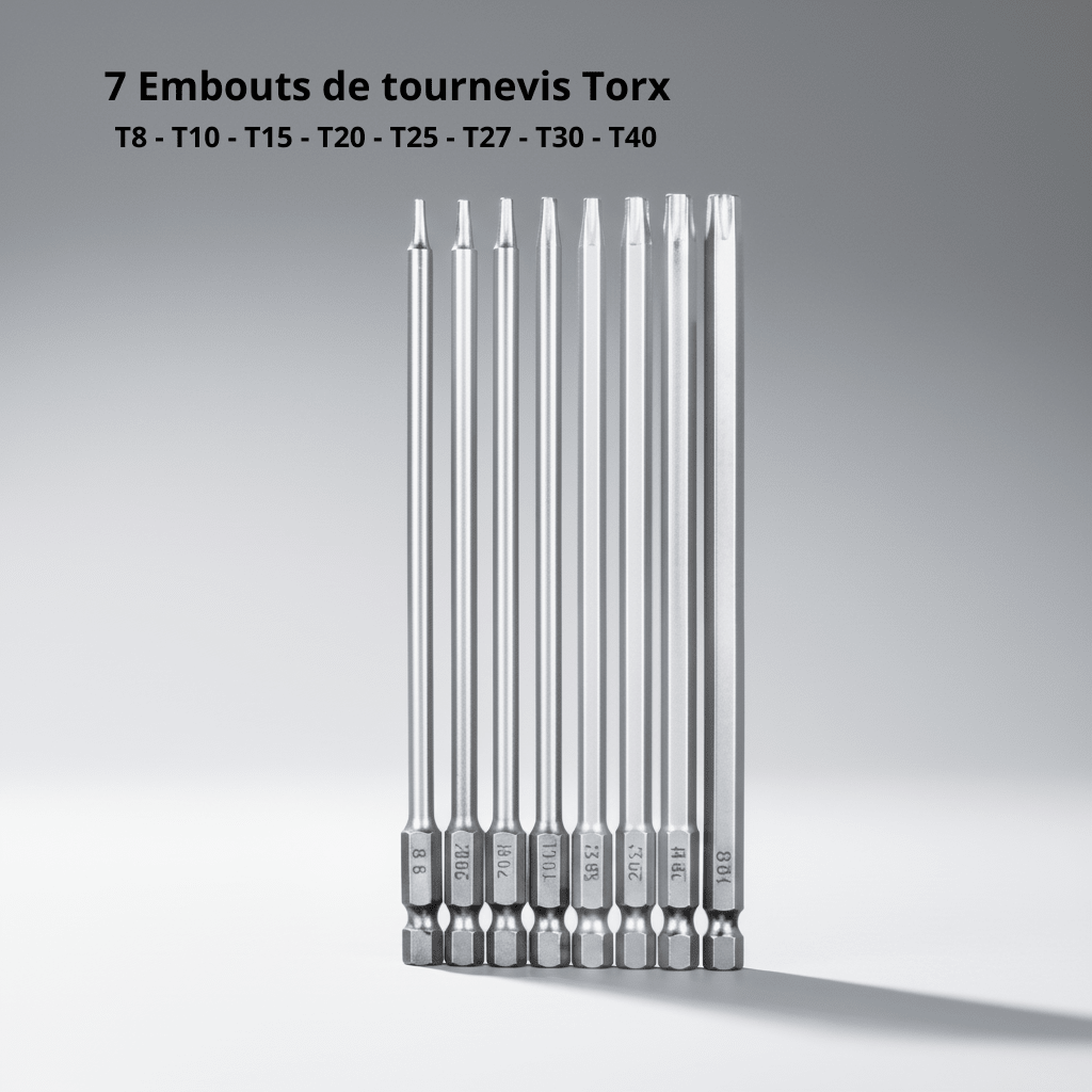 7 Embout visseuse Torx