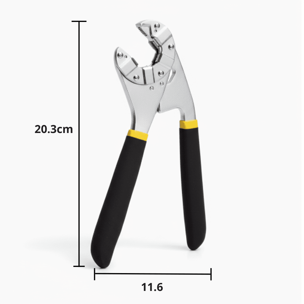 Pince multiprise | Universel Hauteurs 20.3cn Largeur du manche-11.6