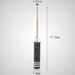Tournevis hexagonal magnétique 1,27mm – embout acier doré, manche aluminium antidérapant, longueur 17,2cm, diamètre 1,8cm