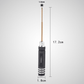 Tournevis hexagonal magnétique 1,5mm – embout acier doré, manche aluminium antidérapant, longueur 17,2cm, diamètre 1,8cm
