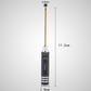 Tournevis hexagonal magnétique 2,5mm – embout acier doré, manche aluminium antidérapant, longueur 17,2cm, diamètre 1,8cm