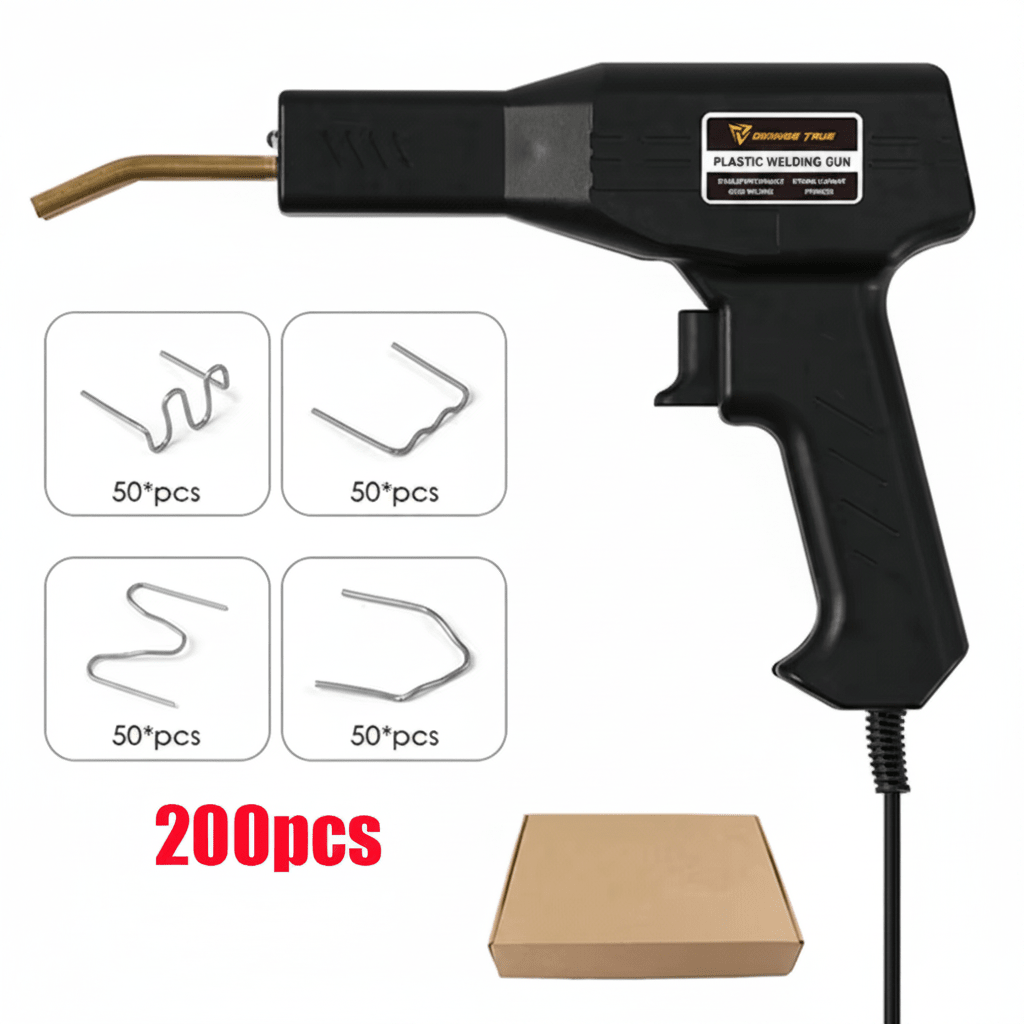 Pistolet à souder pour plastique - kit 200 agrafes incluses