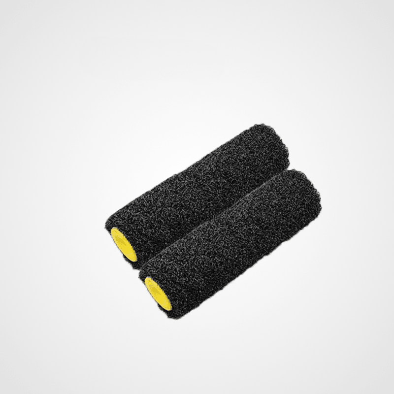 2 manchons de rechange noirs haute densité pour rouleau peinture professionnel