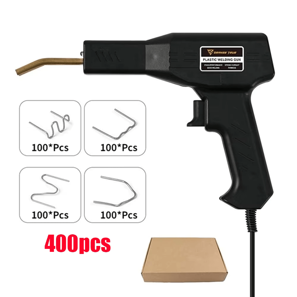 Pistolet à souder pour plastique - kit 400 agrafes incluses