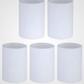 Cinq filtres blancs de rechange pour embout robinet