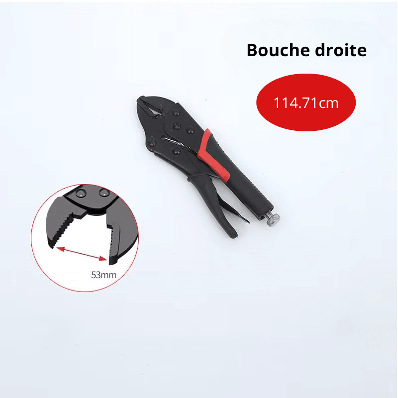 Pince étau réglable - maintien stable sur toutes surfaces
