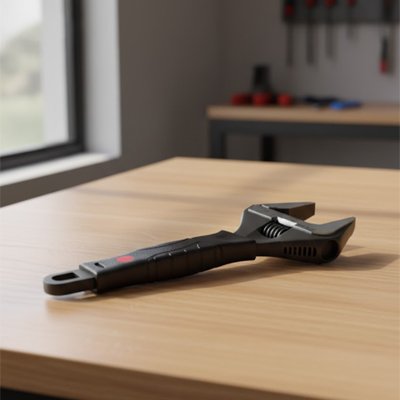 Clé à molette polyvalente avec poignée ergonomique bi - matière