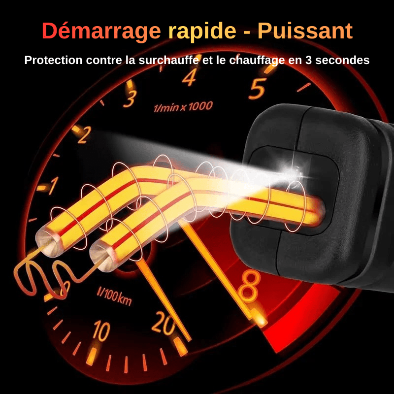 Pistolet à souder puissant à démarrage rapide 110V-240V pour soudage, lissage et découpe du plastique
