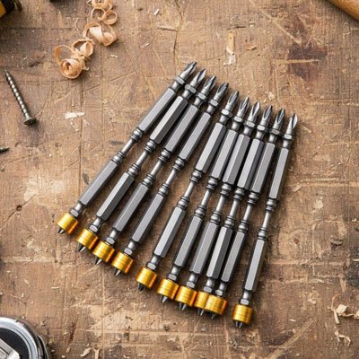 	Embout visseuse magnétique ultra-résistant 110 mm set de 5 pièces