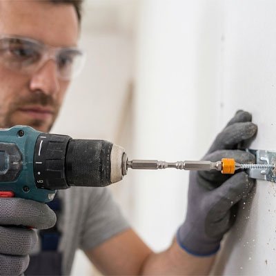 Embout visseuse magnétique ultra-résistant vue de face 110 mm