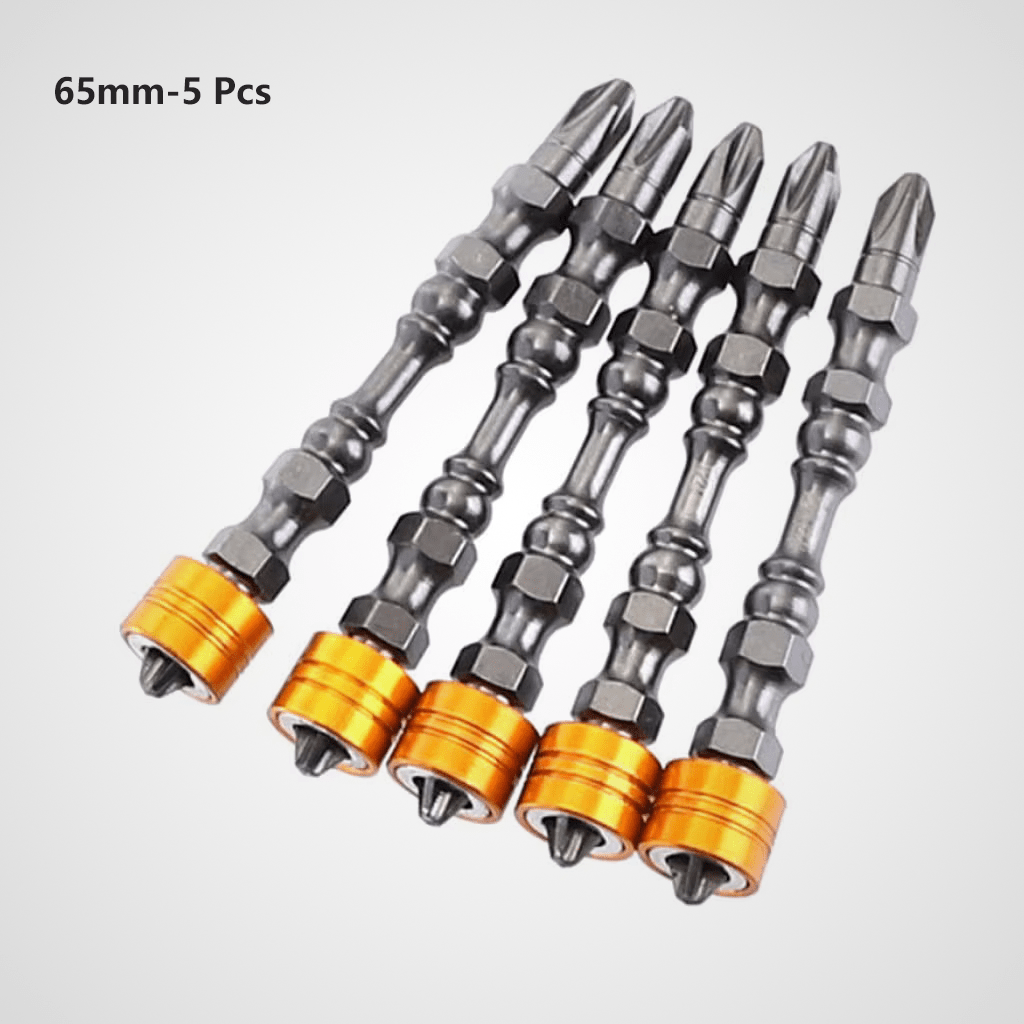 Embout visseuse magnétique ultra-résistant 65 mm set de 5 pièces