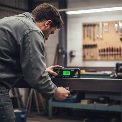Inclinomètre compact et robuste - Coque renforcée résistante aux chocs pour chantiers