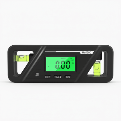 Inclinomètre digital Precision Pro - Noir- Affichage numérique pour mesures d'angles exactes