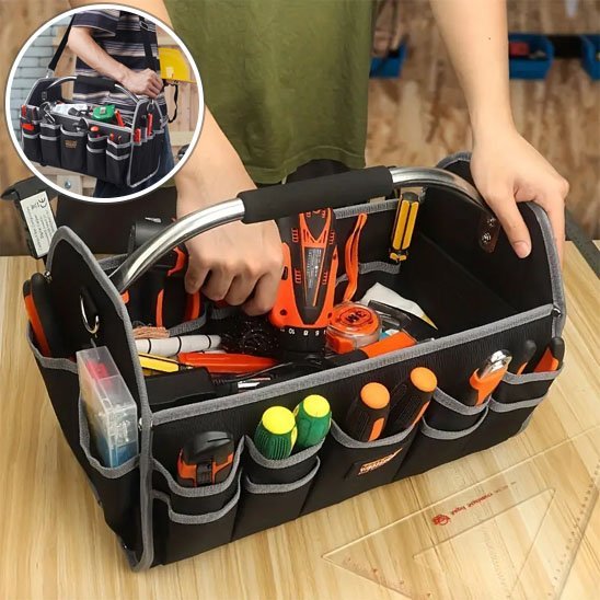 Malette à outils en acier inoxydable résistant aux chocs et intempéries