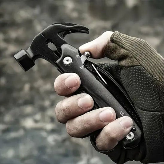 Marteau multifonction 12 en 1 compact et pliable avec outils intégrés