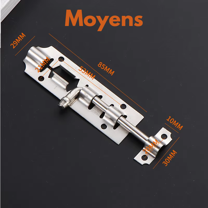 loquet pour porte moyen modèle 85mm dimensions