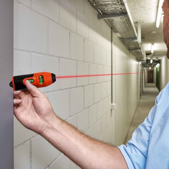 Niveau laser compact professionnel - outil de mesure bricolage