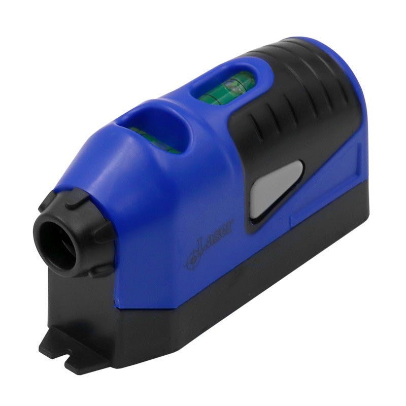 Niveau laser bleu avec bulle à niveau intégrée - précision professionnelle