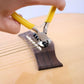 Main tenant pince coupante professionnelle jaune pour couper cordes de guitare acoustique - outil bricolage précision