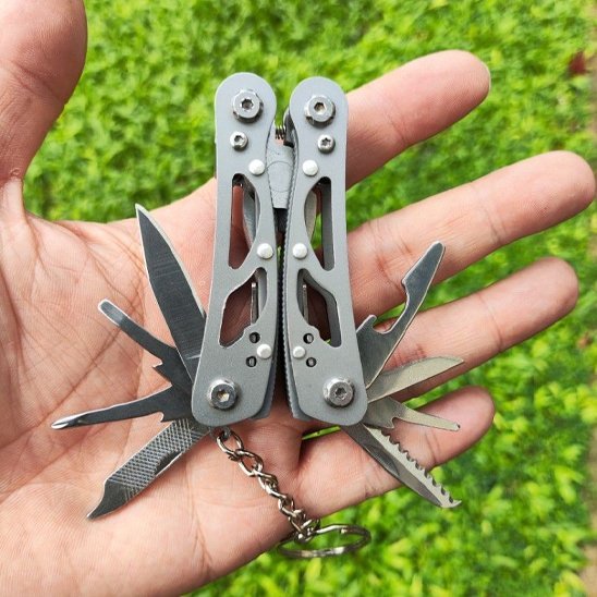 Pince multifonction pliable pour camping et randonnée