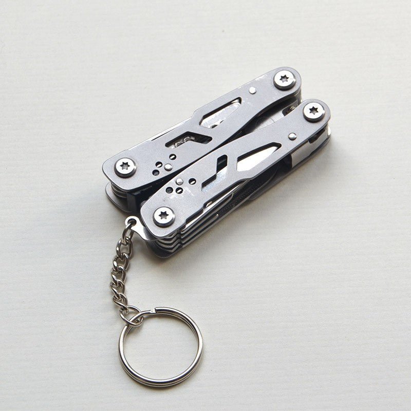 Pince multifonction pliable petit format acier inoxydable