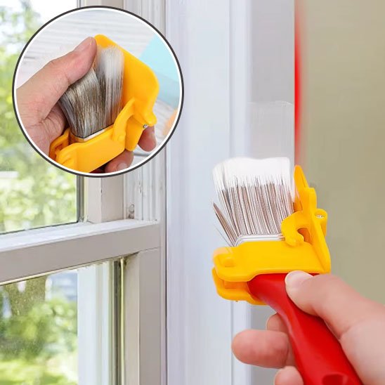 Pinceaux avec guide de précision pour peindre les encadrements de fenêtre