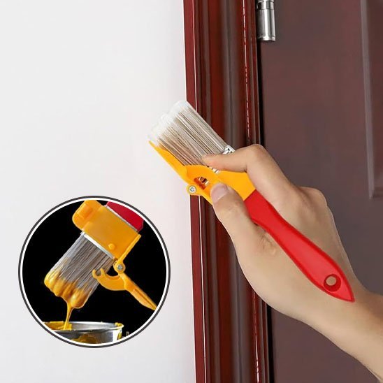 Pinceaux professionnels pour peindre les bords de porte sans bavure