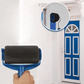 Rouleau de peinture bleu double face pour peindre les bords et encadrements de porte
