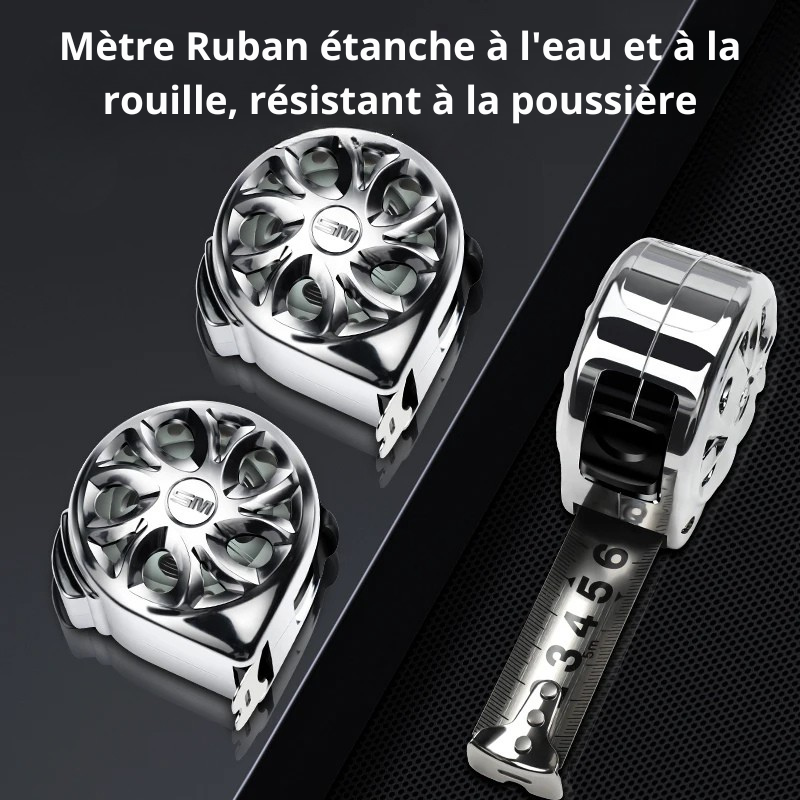 Mètre ruban étanche rouille poussière ruban gradué 5M