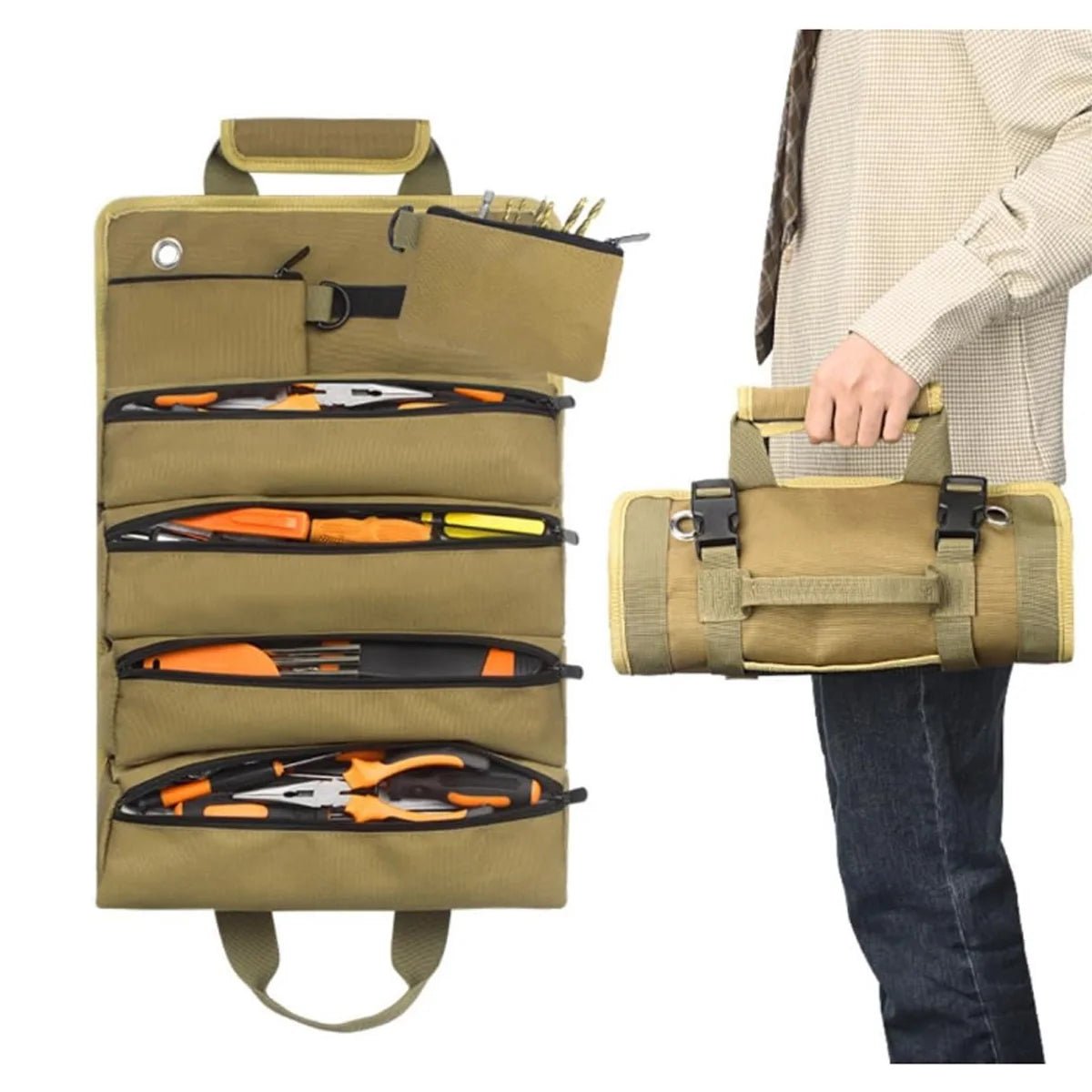 Sac outil à roulé
