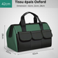 Sac à outils professionnel 42cm grande taille avec multiples compartiments pour outils électriques
