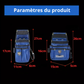aramètres et dimensions sac à outils électricien professionnel - Petit modèle 27x11x6cm et Grand modèle 26x15x5cm