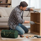 Sac à outils cylindrique avec ouverture large pour organisation optimale