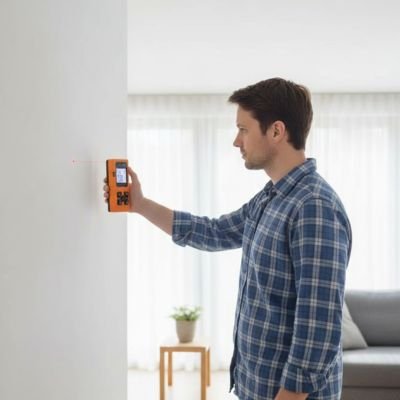 Télémètre laser professionnel 60m avec fonctions de calcul automatique surface et volume