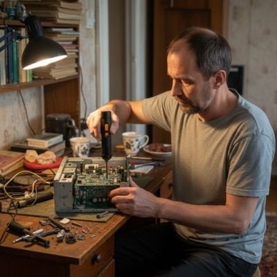 Gros plan sur le tournevis électrique ergonomique avec éclairage LED intégré
