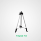 Trépied seul sur fond blanc): "Trépied télescopique 1m aluminium pour niveau laser - support réglable stable professionnel