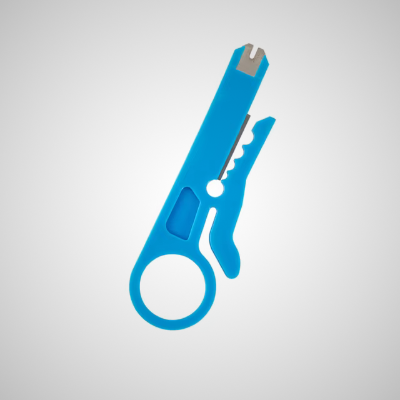 Variante bleue mini pince à dénuder professionnelle