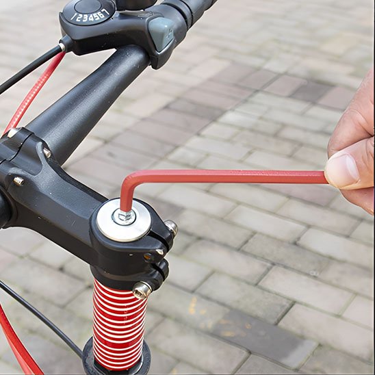  Clé allen rouge ajustement guidon vélo suspension Image