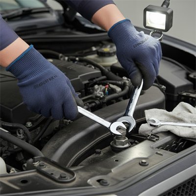 Clés plates avec marquage de taille lisible sur manche