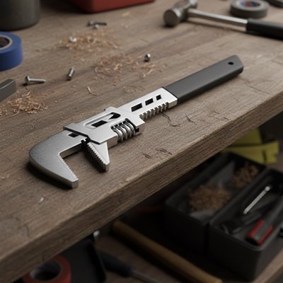 Clé à griffe polyvalente en acier forgé - vue principale