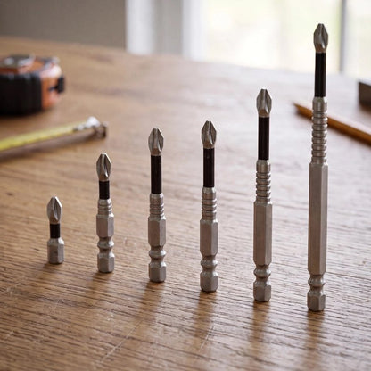 Embout visseuse professionnel en six longueurs