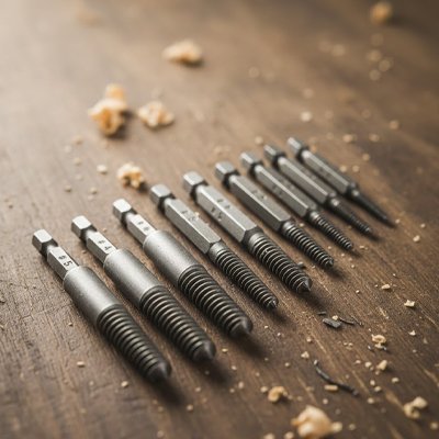 Extracteur de vis professionnel pour vis cassées