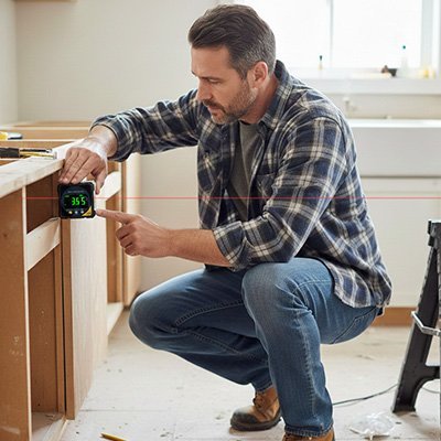 Inclinomètre électronique portable pour charpentier, menuisier et soudeur professionnel
