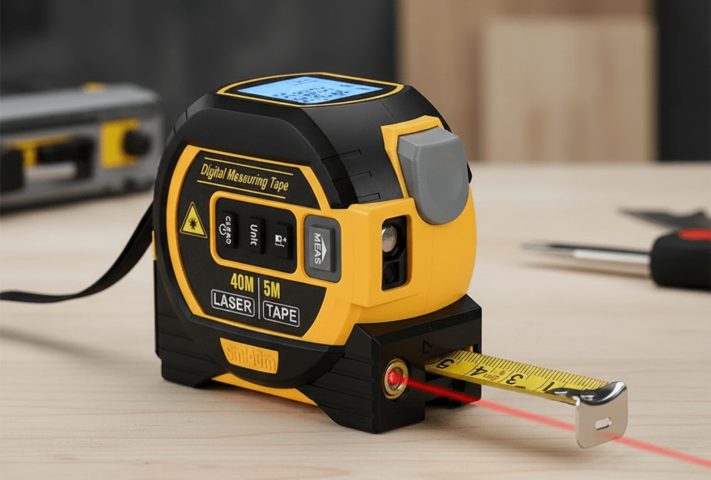  Mètre ruban laser 3 en 1 Bricolage JP avec garantie satisfait ou remboursé