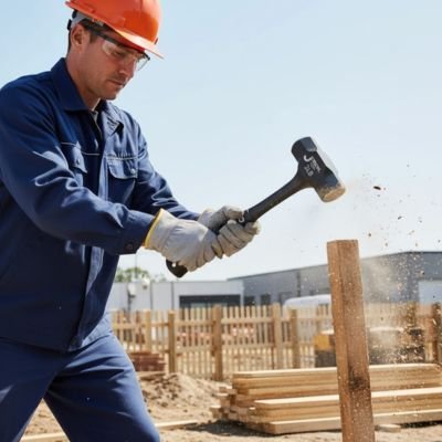 Maillet professionnel Precision Pro avec manche ergonomique anti-vibration pour démolition
