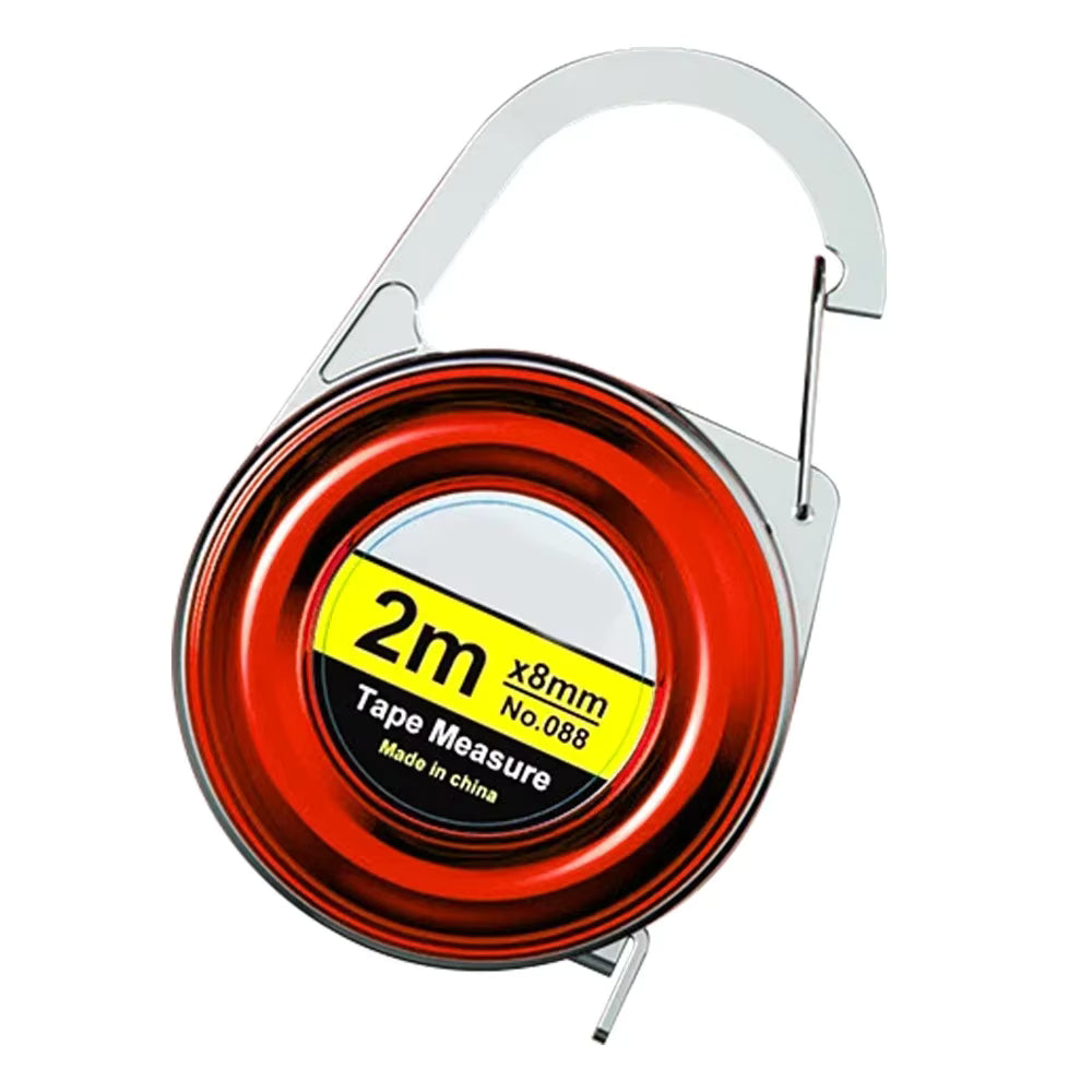 Mètre ruban compact 2 m - coloris Rouge