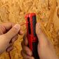 Pince a denuder cable electrique rouge