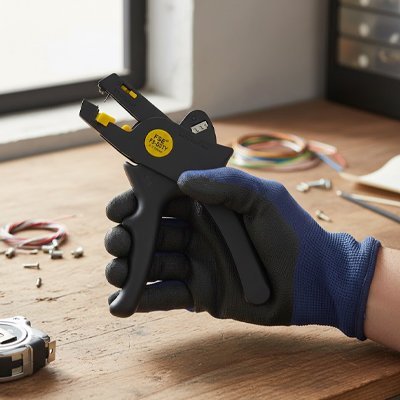 Pince à dénuder automatique - ajustement précis de la longueur d'isolant
