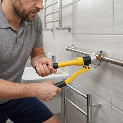 Pince a sertir multicouche raccord tube salle de bain
